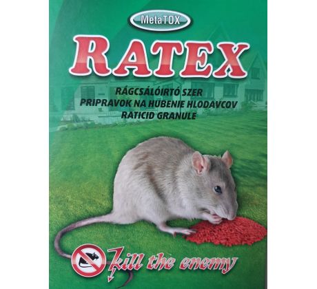 Návnada na hubenie hlodavcov RATEX 150g granule
