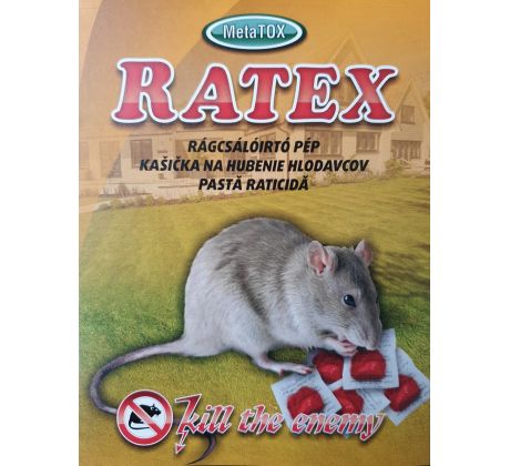 Návnada na hubenie hlodavcov RATEX 150g mäkké vankúšiky