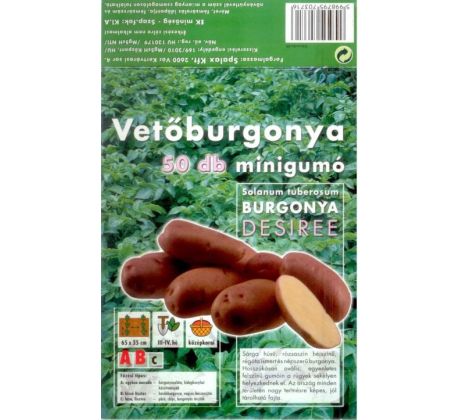 Holandské sadivo zemiakov / minihľuzy 50ks - DESIREE