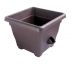 Samozavlažovací kvetináč Bergamot 35x35 ČOKOLÁDA